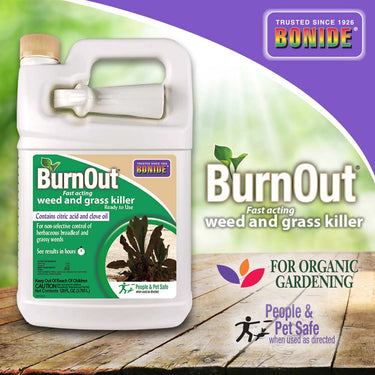 BurnOut® Fast-Acting Weed & Grass Killer Ready-To-Use - 1 gallon