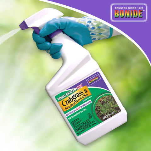 will broadleaf herbicide kill crabgrass Weed Beater® Plus Crabgrass & Broadleaf Weed Killer Ready-To-Use