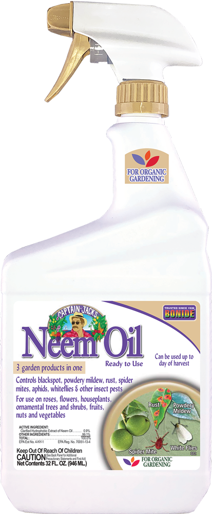 Neem Oil Fungicide, Miticide, & Insecticide Ready-To-Use - 32 oz – Pike ...
