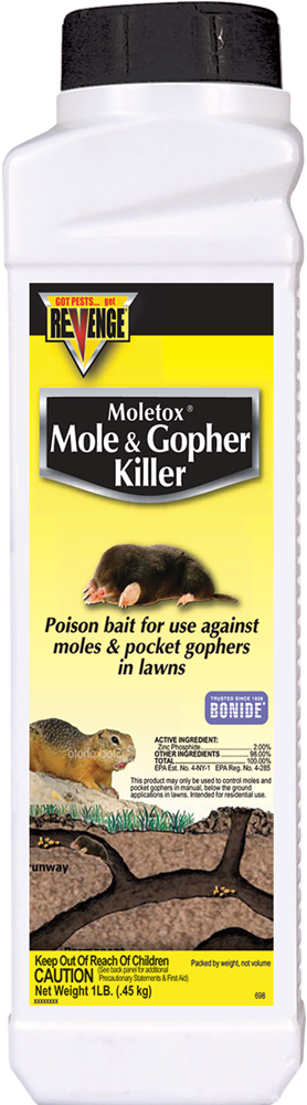 Moletox II Mole & Gopher Killer -