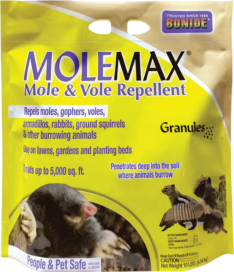 MoleMax® Mole & Vole Repellent Granules - 10 lb