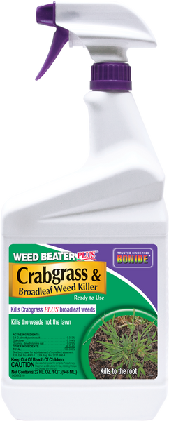 broadleaf and crabgrass herbicide Weed Beater® Plus Crabgrass & Broadleaf Weed Killer Ready-To-Use