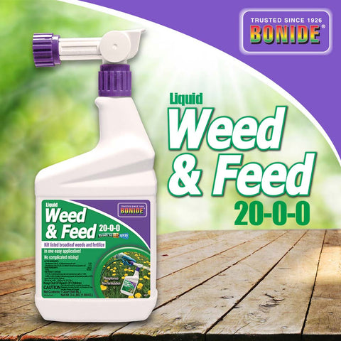 weed and feed garden hose spray Liquid Weed -N- Feed 20-0-0 Ready-To-Spray