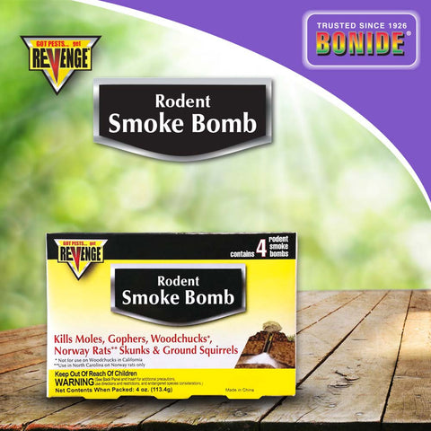 REVENGE® Rodent Smoke Bombs - 4 pack